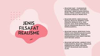 FILSAFAT ALIRAN REALISME