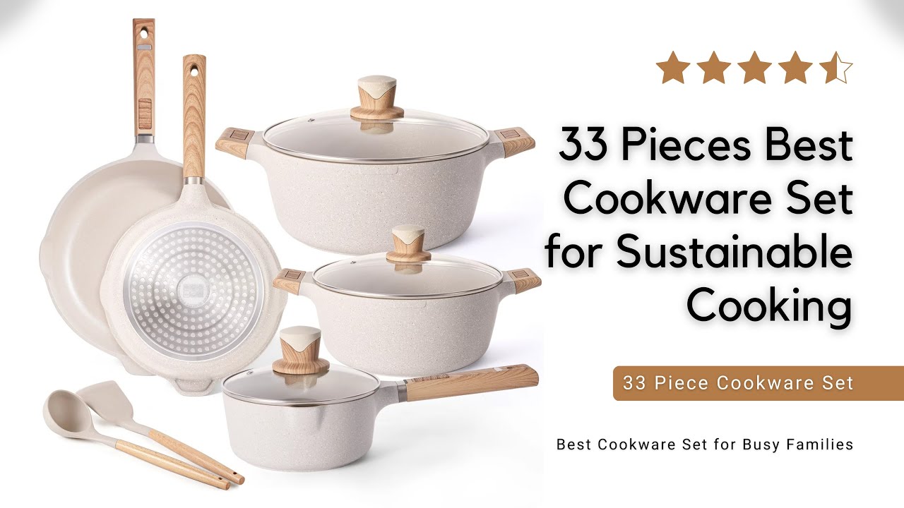 Affordable and Versatile Cookware: Ecowin 22 Piece Nonstick