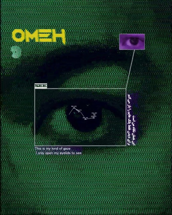 This is my kind of gaze — I only open my eyelids to see #art #motioncollage #see #omeh