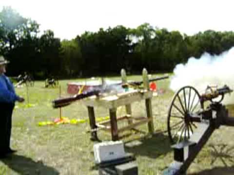 Punt gun firing - YouTube