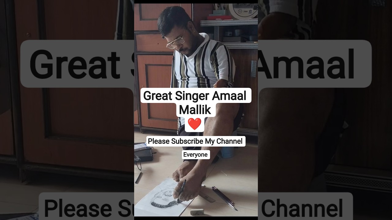 Singer Amaal Mallik Portrait ❤️ 🎙️🎹 