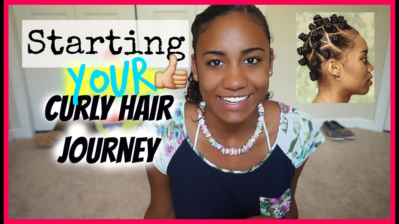 curly hair journey beginning