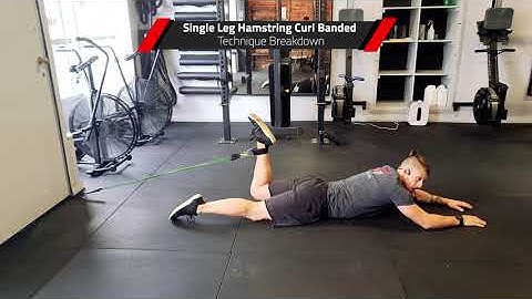 Single Leg Hamstring Curl (Band) - Exercise Breakdown