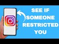 How to See if Someone Restricted You on Instagram | Easy Tutorial