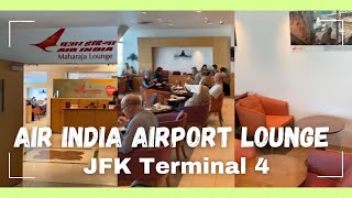 Air India Maharaja Lounge tour - JFK Airport Terminal 4 - Priority Pass member