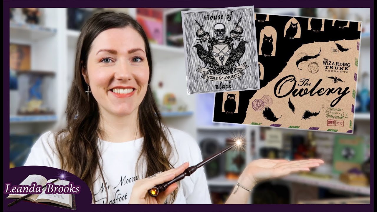 The WIZARDING TRUNK Special Edition HOUSE OF BLACK🐺 Harry Potter Box