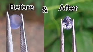 💎 Natural Spinel Gemstone Cutting & Polishing Process | From Rough Stone to Brilliant Gem