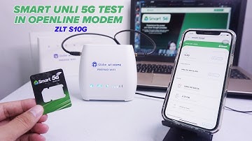 SMART UNLI 5G TEST IN OPENLINE 4G MODEM (ZLT S10G)