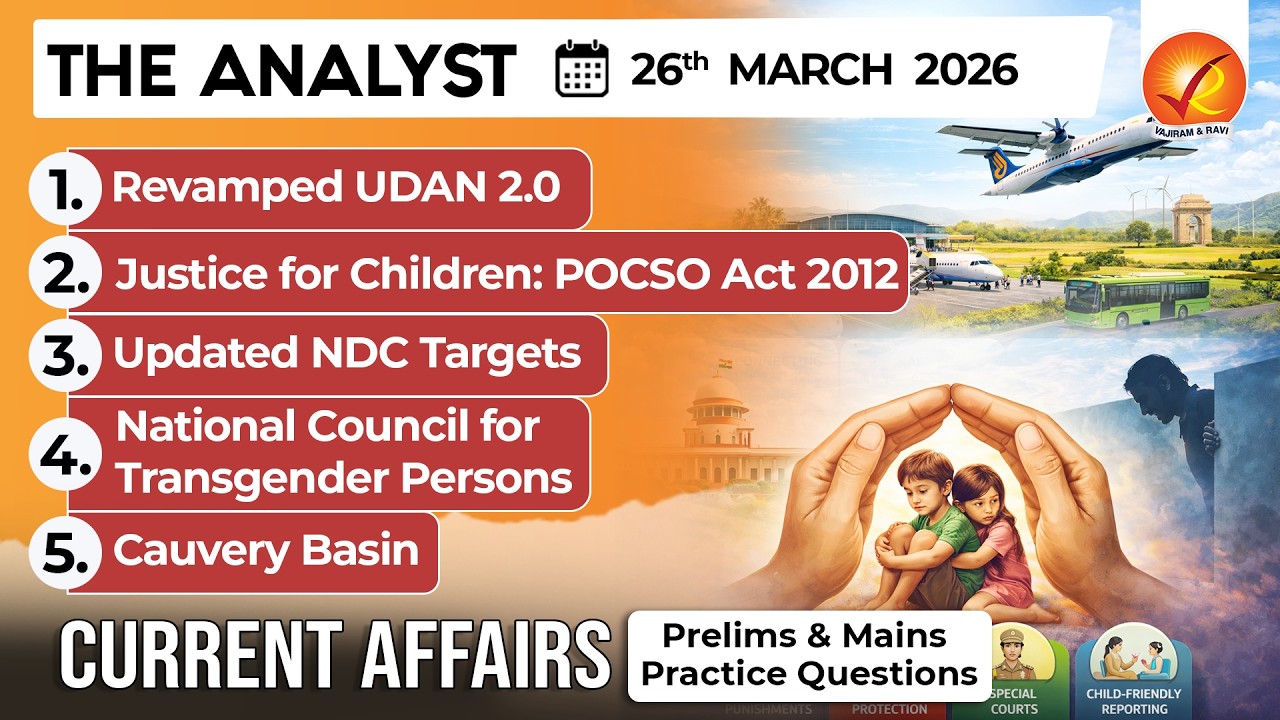 Current Affairs Today 26 March 2026 I UPSC Daily Current Affairs I The ...