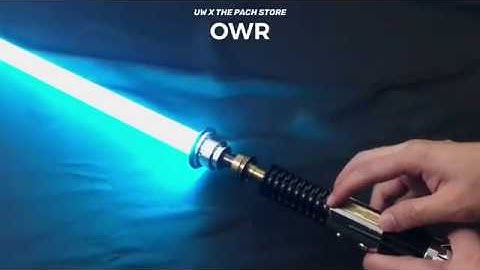 Ultimate Works x The Pach Store OWR OBI Custom saber demo