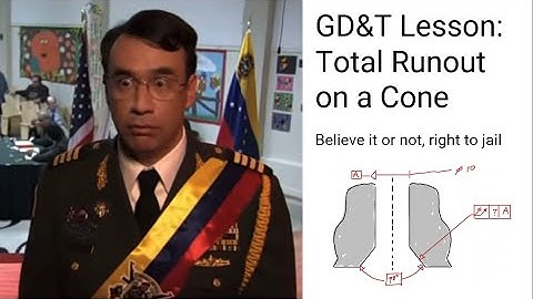 GD&T Lesson: Total Runout on a Cone (Is this legal?)