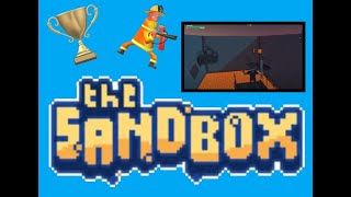 The Sandbox Game - Making Games Ep.4 - Beat the lava and floating bridges to get the trophy!!