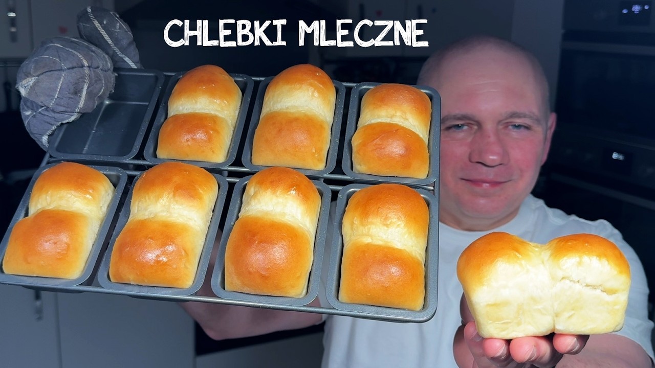 Jak zdobić delikatne, puszyste i przepyszne chlebki mleczne. Krok po kroku!
