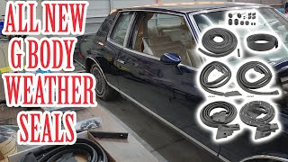 All New Weather Seals | G-Body | '78 Monte Carlo 1977 Oldsmobile Cutlass T Top Weatherstrip Kit
