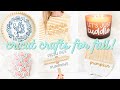 CRAFTING FOR FALL!  FALL 2021 CRICUT CRAFTS : FALL FRONT DOOR SIGN, MUG PRESS MUG, AND VINYL CRAFTS!