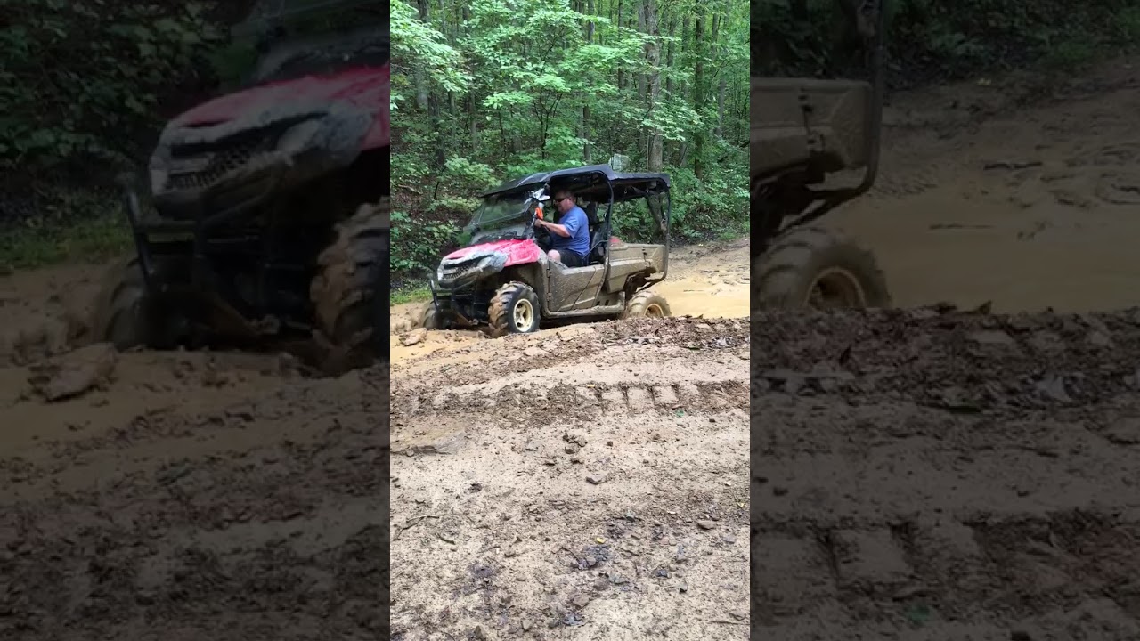 Honda Pioneer working the mud on the Royal Blue Sundquist LaFollette