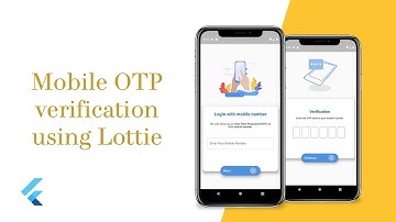 Mobile OTP Verification Screen using Lottie Animation - Flutter UI - Speed Code