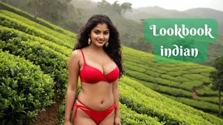 [4K] AI ART indian  Lookbook Model Al Art video - Tea Estate