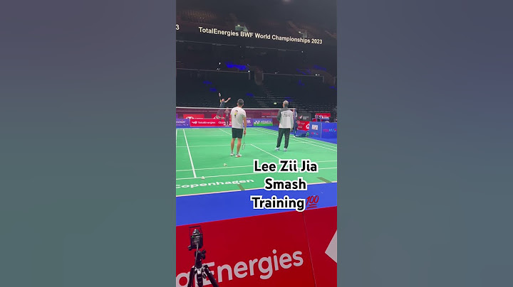 Lee ZII Jia Smash Training💯