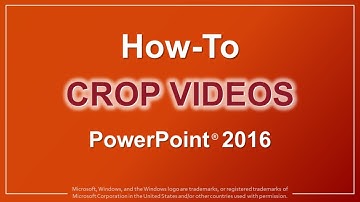 How to Crop Videos in PowerPoint 2016