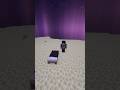 Try to sleep in the end #minecraft #minecraftshorts