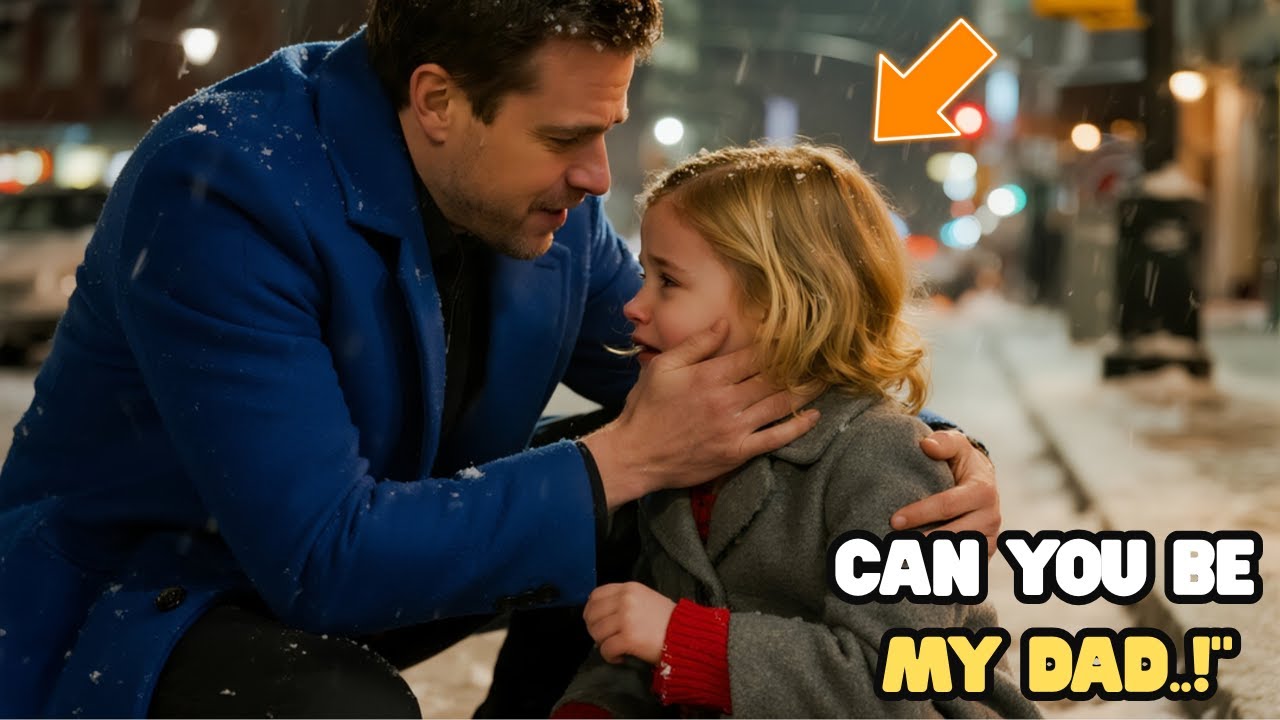 POOR GIRL IN THE COLD ASKS BILLIONAIRE TO BE HER DAD — What happens next will amaze everyone