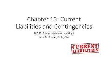 Chapter 13 Lecture