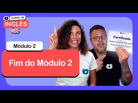 Fim do módulo 2: Certificado & next steps@CursoemVideo de inglês: Módulo 2