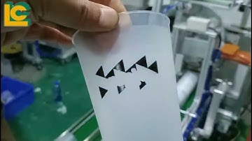 Automatic Plastic Cup Printer With Led UV Curing Dryer A400LED