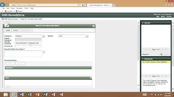 DISD Remedy Force Video Tutorial
