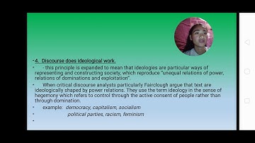 principle of critical discourse analysis