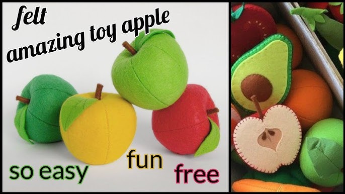 Easy Pretend Felt Play Food Project with Cricut Maker - Two Rights And a  Left