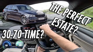 2018 BMW 540I XDRIVE TOURING DRIVING POV/REVIEW // IT'S JUST PERFECT