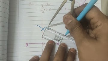 construct Rhombus BEND BN=5.6cm DE=6.5cm