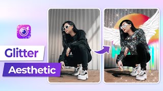 How to Add Glitter Aesthetic to Your Photos | Best Selfie App 2021 | YouCam Perfect screenshot 1