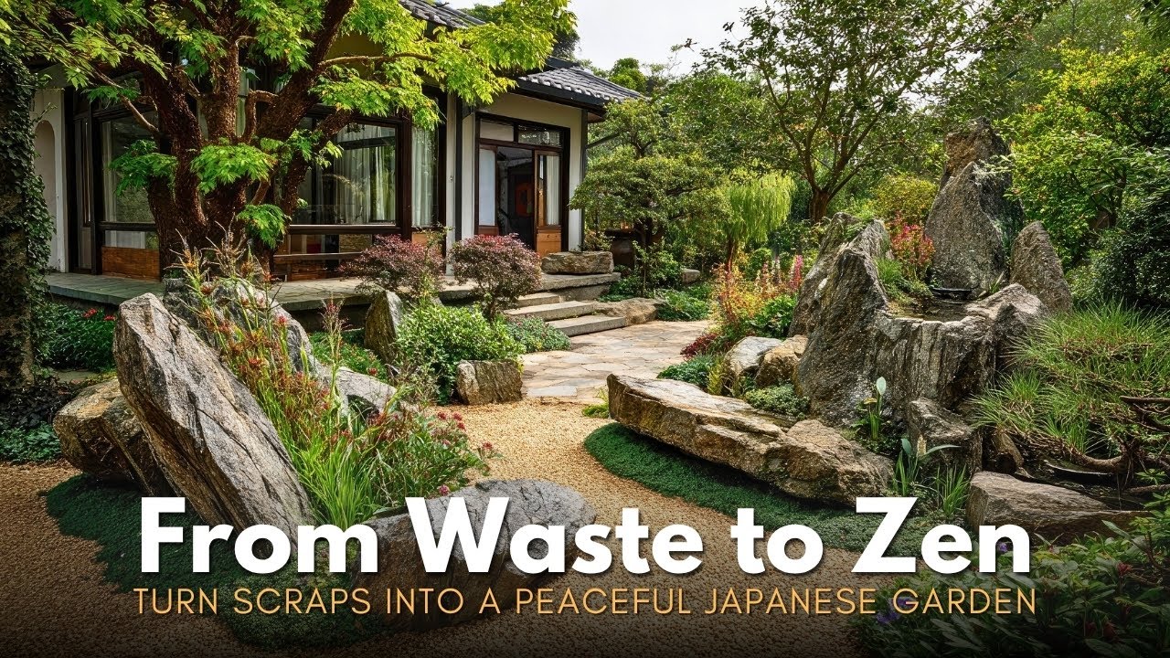 From Waste to Zen | Japanese Rock Garden from Scraps Ideas You’ll Love