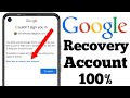How to Recover Gmail Account without phone number and recovery email || Google Account Recovery 2026
