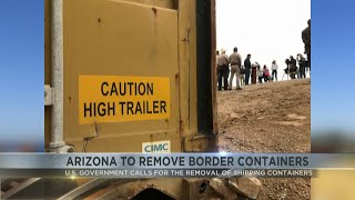 Bureau of Reclamation calls for removal of shipping container border wall installed near Yuma
