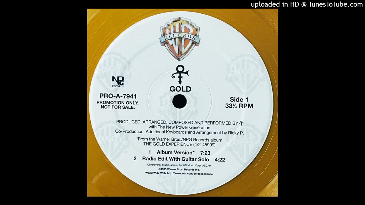 Prince - Gold (Album Version) 1995 - YouTube