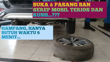 Tutorial Cara Membuka dan Memasang Ban Serep Daihatsu All New Terios & Toyota All New Rush