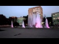 По Украине Вечерние фонтаны Днепропетровска  Evening fountains Dnepropetrovsk