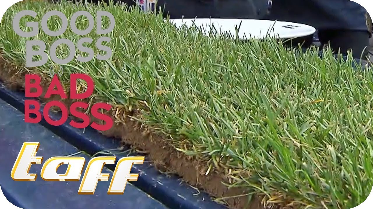 Brauhaus (2/4): Rollrasen für die Tische im Podolski-Brauhaus! | Good Boss, Bad Boss | taff Special