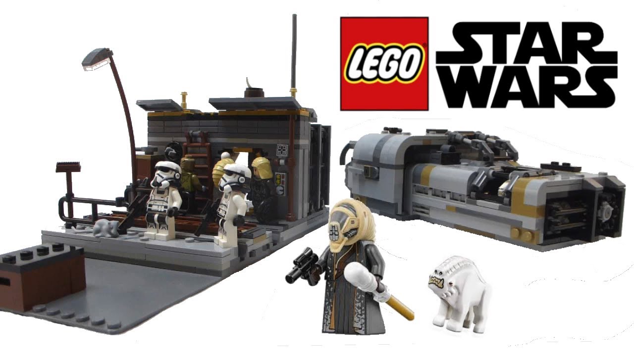 STAR WARS Solo LEGO | Corellian Hound Pen MOC + Moloch's Landspeeder MODIFICATIONS