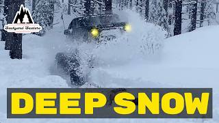 INSANE SNOW WHEELING. New Years 2025 Hangover Run