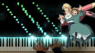 Howl's Moving Castle OST - The Merry Go Round of Life - Joe Hisaishi “Piano Cover” Kyle Landry ver. Resimi