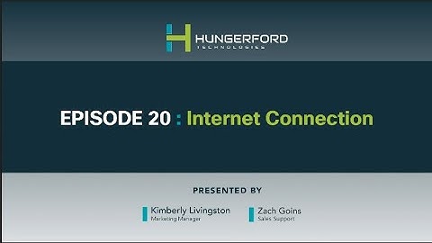Webex Wednesdays @1: Episode 20 - How to Optimize Your Internet Connection For Webex Meetings