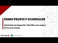 Demo Proficy Scheduler partie 1 - Optimiser la Capacité : Planifiez Vos Ordres et Livrez à Temps