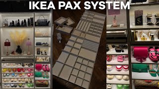 IKEA PAX SYSTEM | HOW TO BUILD + INSTALLING NORRFLY LIGHTS + DIY JEWELRY INSERT + PROS & CONS