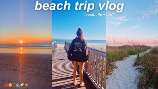 beach trip vlog *aesthetic, productive, + fun*