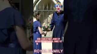 KING CHARLES AND QUEEN CAMILA First Easter Sunday Service of his Reign